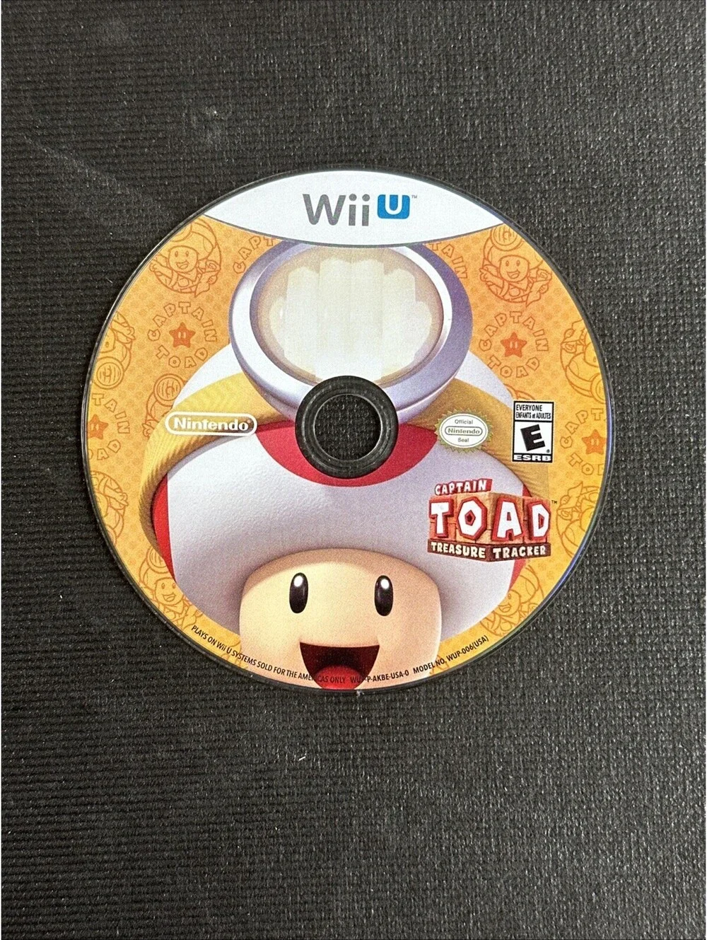 Captain Toad: Treasure Tracker (Nintendo Wii U, 2014) No Case